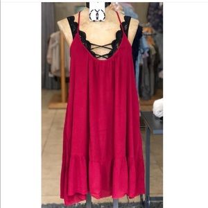 Commè Toi little red dress